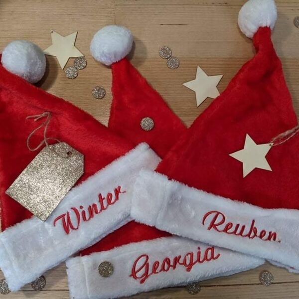 Santa Hat with Name Thumbnail