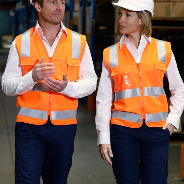 Hi-Vis Safety Vest with ID Pocket & 3M Tapes Thumbnail